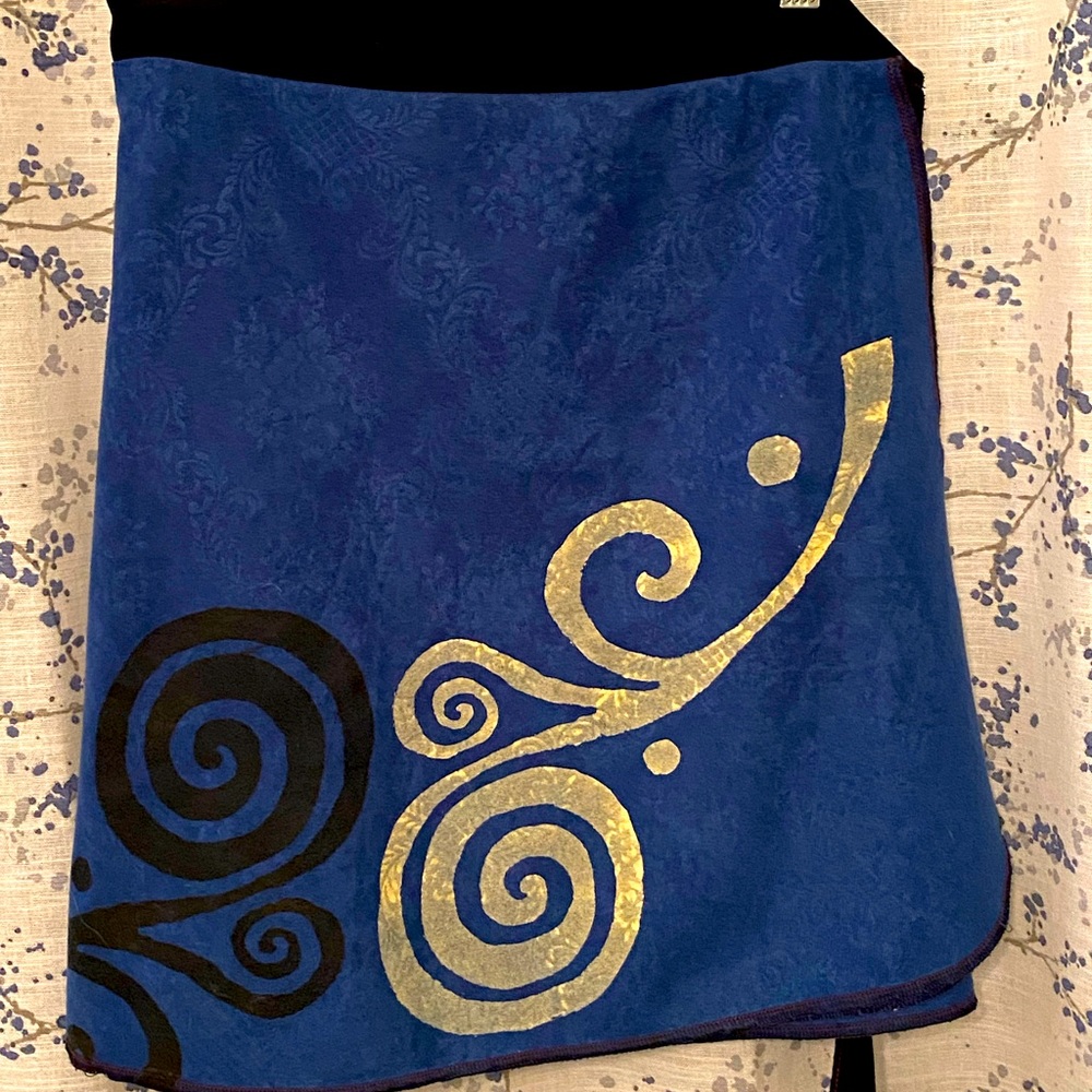 Wrap Around Skirt~ Original, Hand Painted, Female Artist, One Size Fits Most
